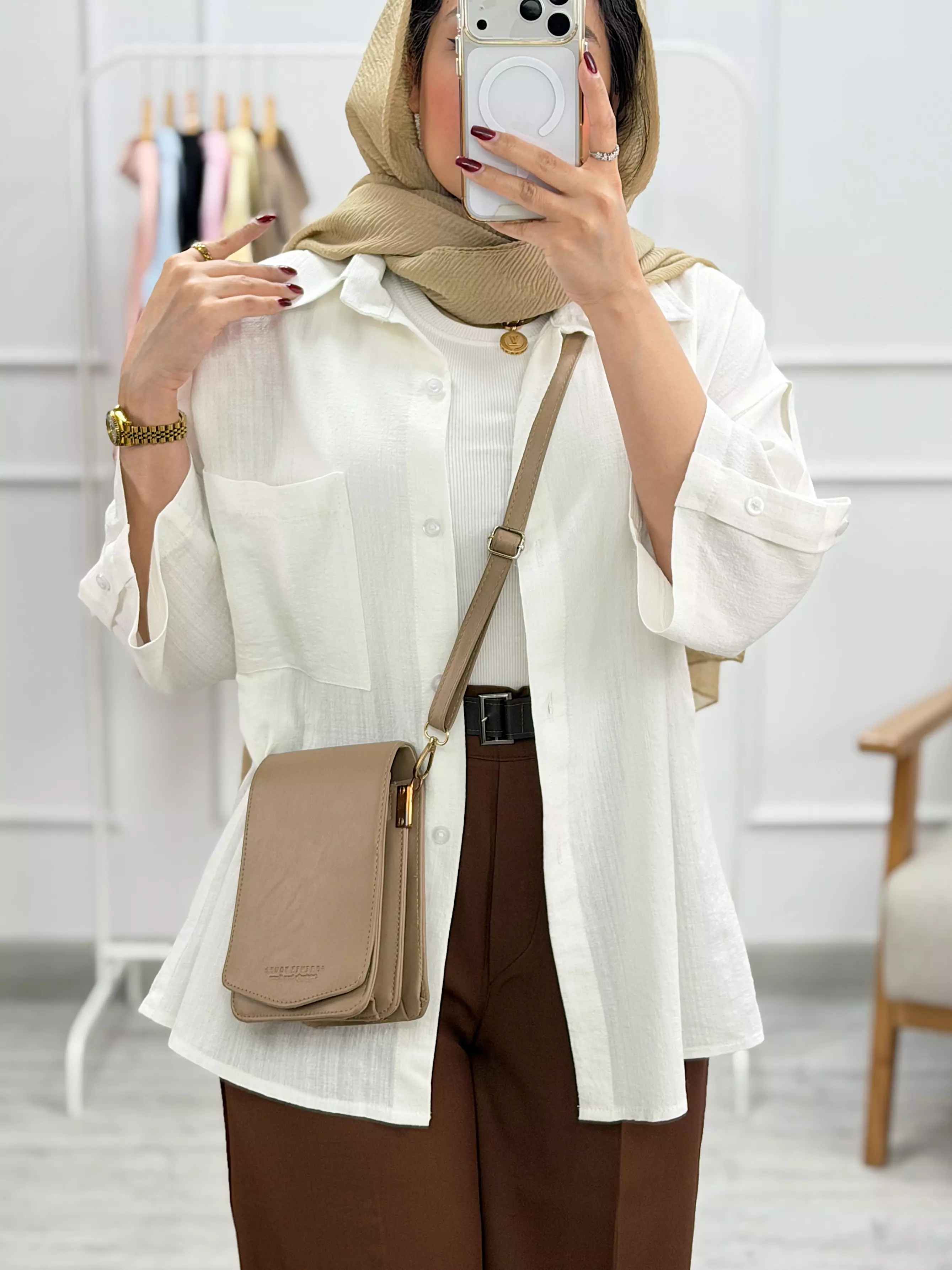شومیز باکسی سارا